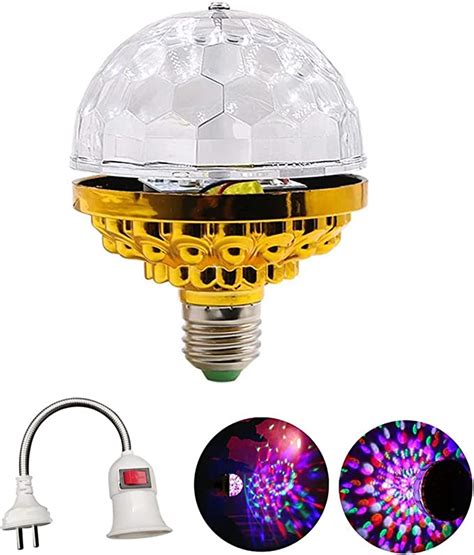 Turn Your Living Room into a Discotheque with a Colorful Rotating Magic Ball Light